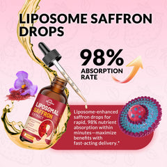 ReviNutra saffron immunity drops plus D3 and zinc support energy
