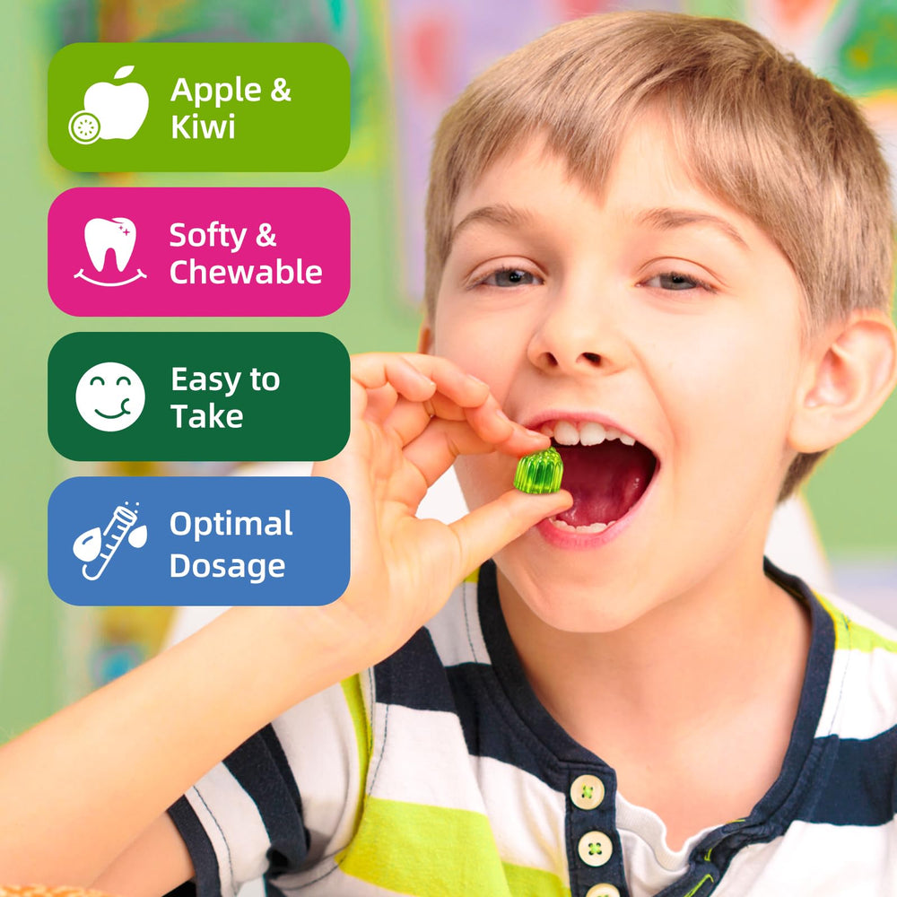 ReviNutra sugar-free gummies with gentle taste for teeth and stomach comfort.