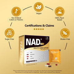 RevitaPlus NAD+ green tea extract visual emphasizing natural metabolic support
