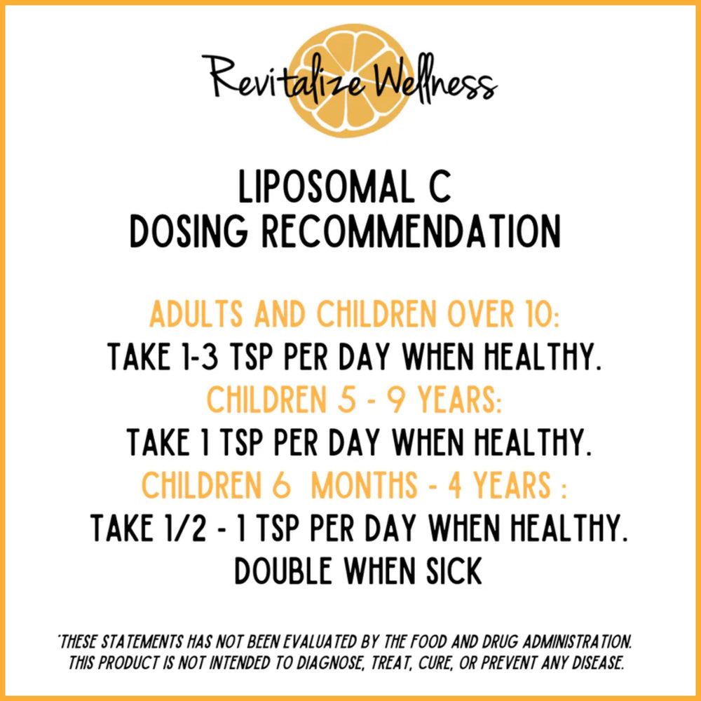 Revitalize Wellness Liposomal Vitamin C easy-dissolve in juice for convenient consumption