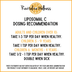 Revitalize Wellness Liposomal Vitamin C easy-dissolve in juice for convenient consumption