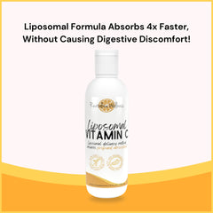 Revitalize Wellness Liposomal Vitamin C liquid closeup shows bright color and inviting aroma