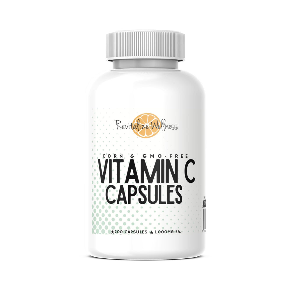 Revitalize Wellness Vitamin C bottle front for daily immune support