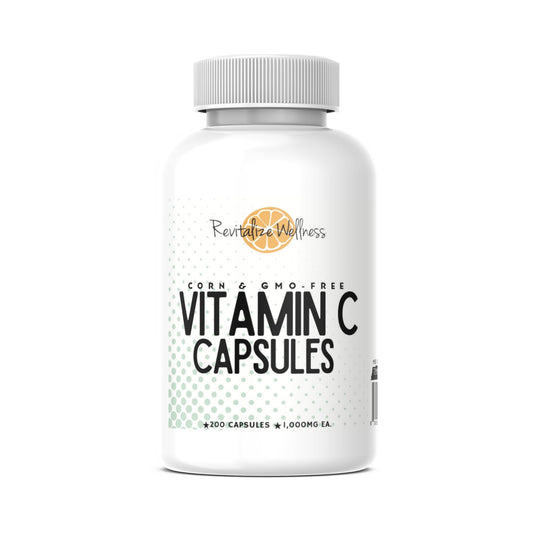 Revitalize Wellness Vitamin C bottle front for daily immune support