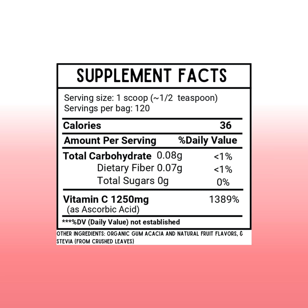 Revitalize Wellness Vitamin C powder mixed into water for quick intake