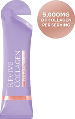 Revive Collagen sachets pack shown for convenient daily refreshment