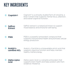 Revive MD Brain Plus capsules closeup for cognitive support