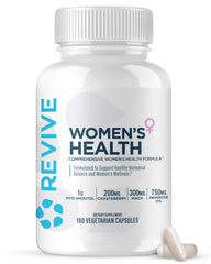 Revive MD Hormone Balance bottle with capsules for daily women's wellness.