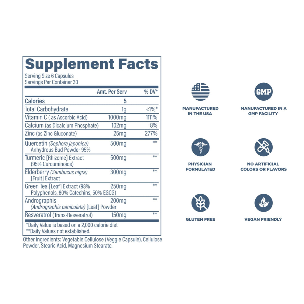 Ingredients panel highlight natural formula without artificial additives