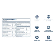 Revive MD zinc tablets shown with a glass of water for easy daily use.