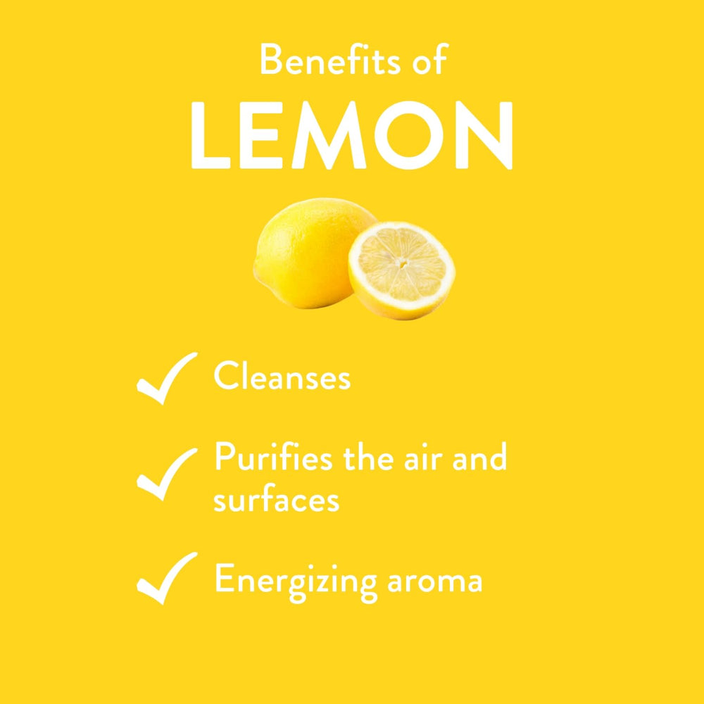 REVIVEEO lemon essential oil in diffuser setup for uplifting spaces