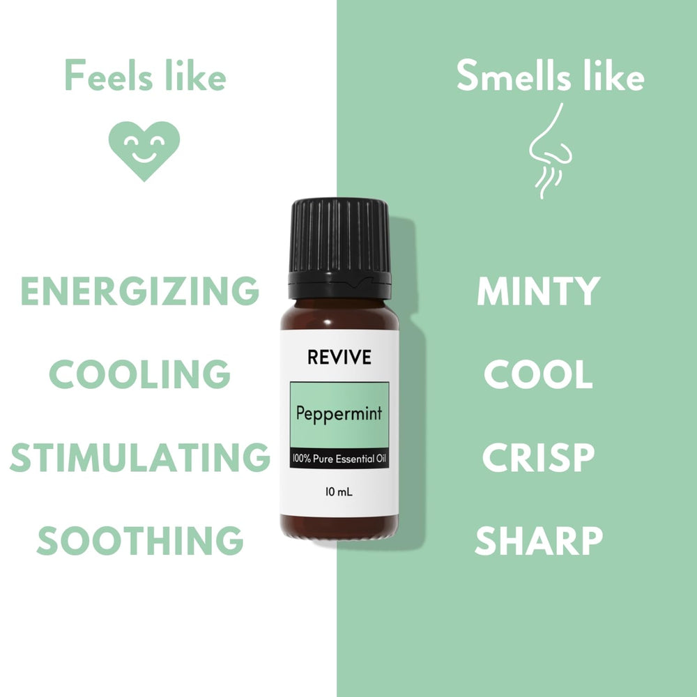 REVIVEEO Peppermint diffuser setup delivering uplifting atmosphere