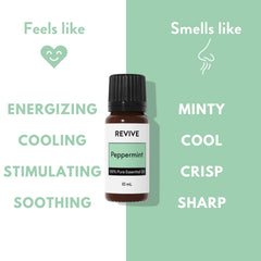 REVIVEEO Peppermint diffuser setup delivering uplifting atmosphere