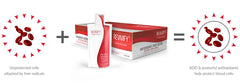 REVIVIFY Pro-Vitality Gel taste test spoons with fruity aroma.