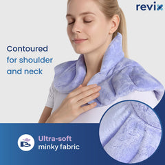 REVIX multifunction heat-cold pack demonstrates dual therapy for soothing warmth