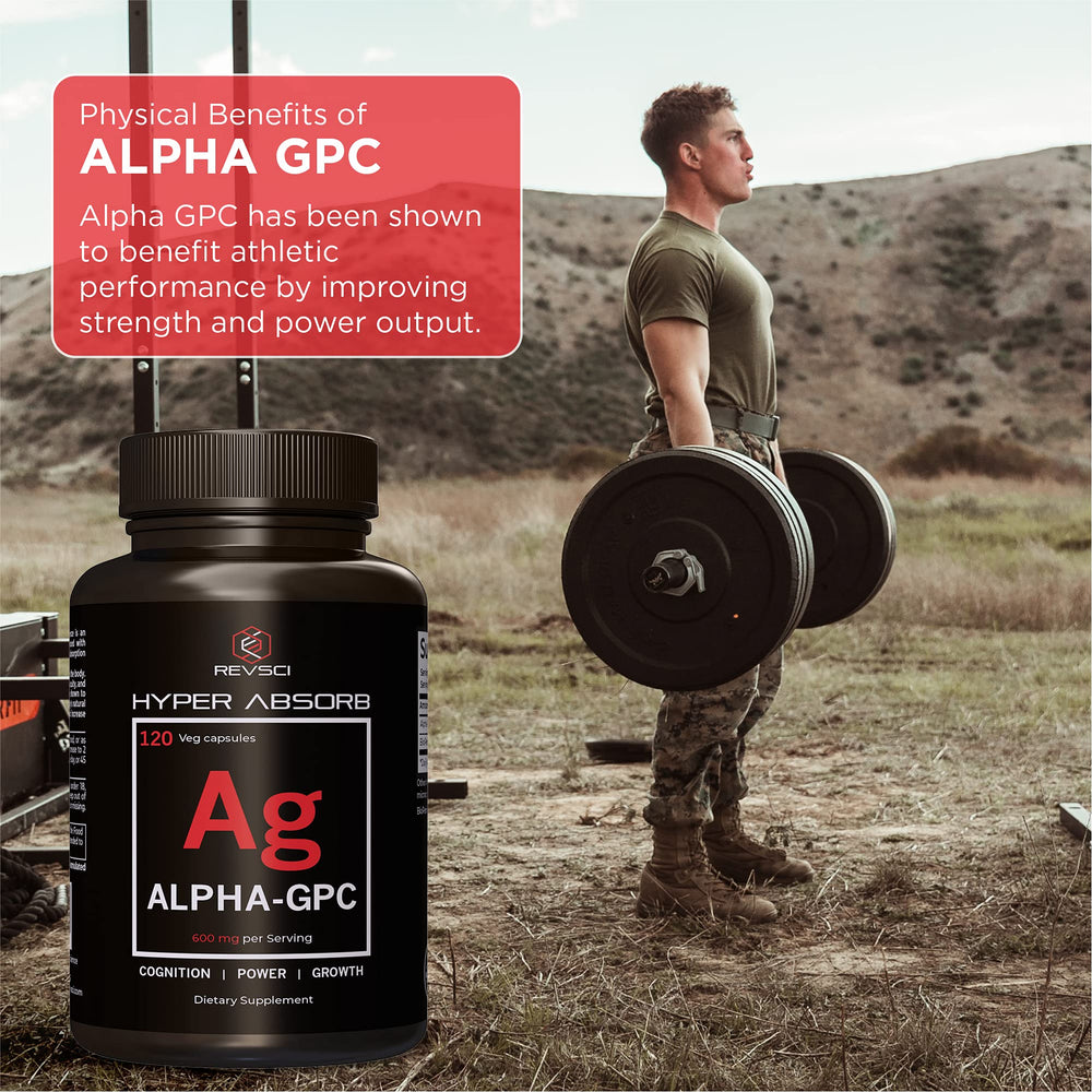 Revolution Science Alpha GPC USA-made label signals quality and domestic production