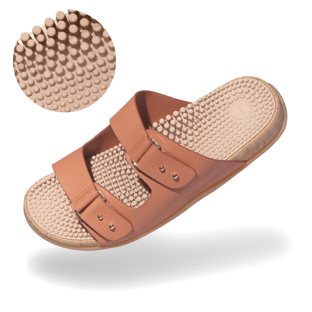 Revs Shiel stylish day-to-night tan sandal for versatile outfits
