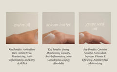 Close-up of creamy balm texture for nourishing skin