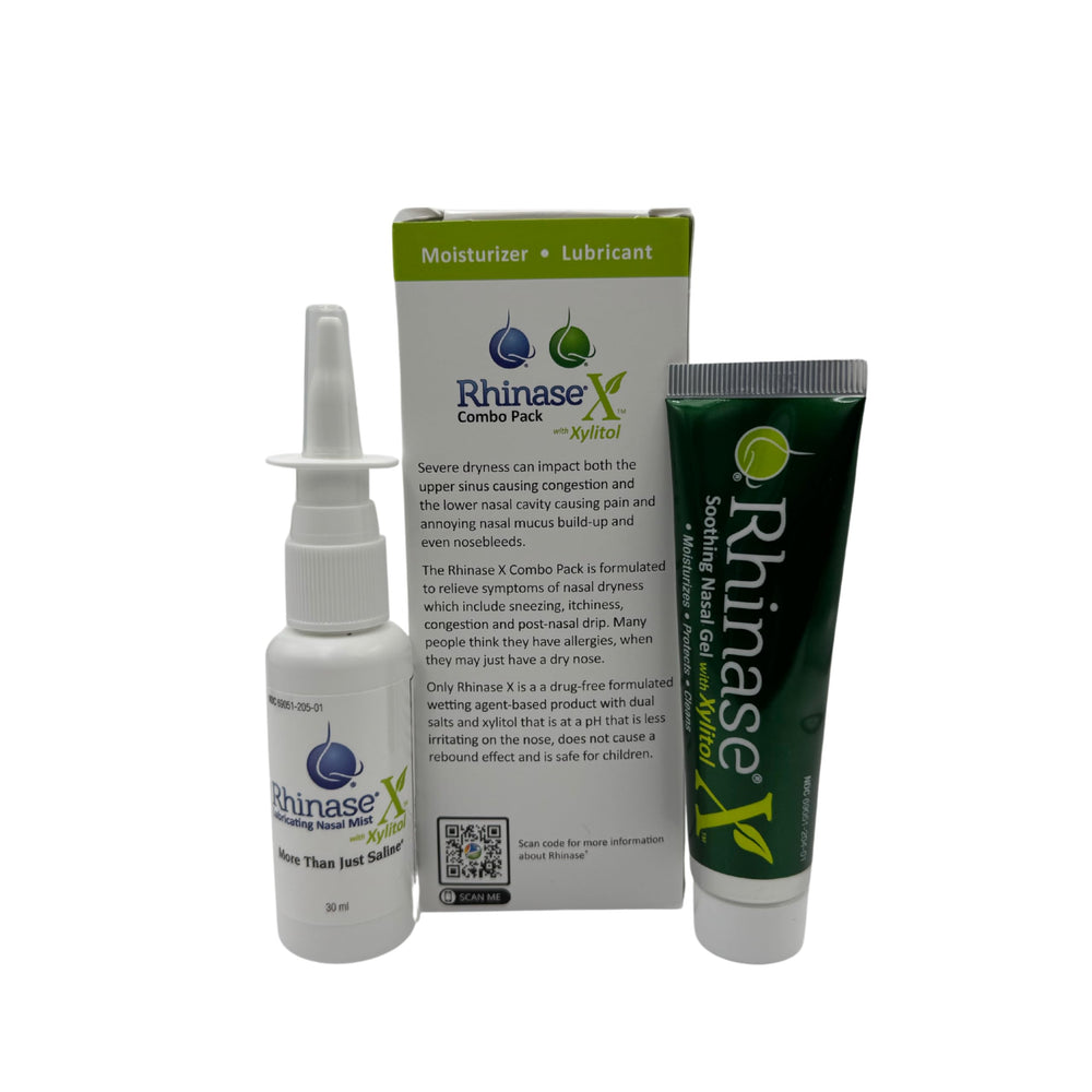 Rhinase nasal spray 30ml front view, ready for upper passage hydration