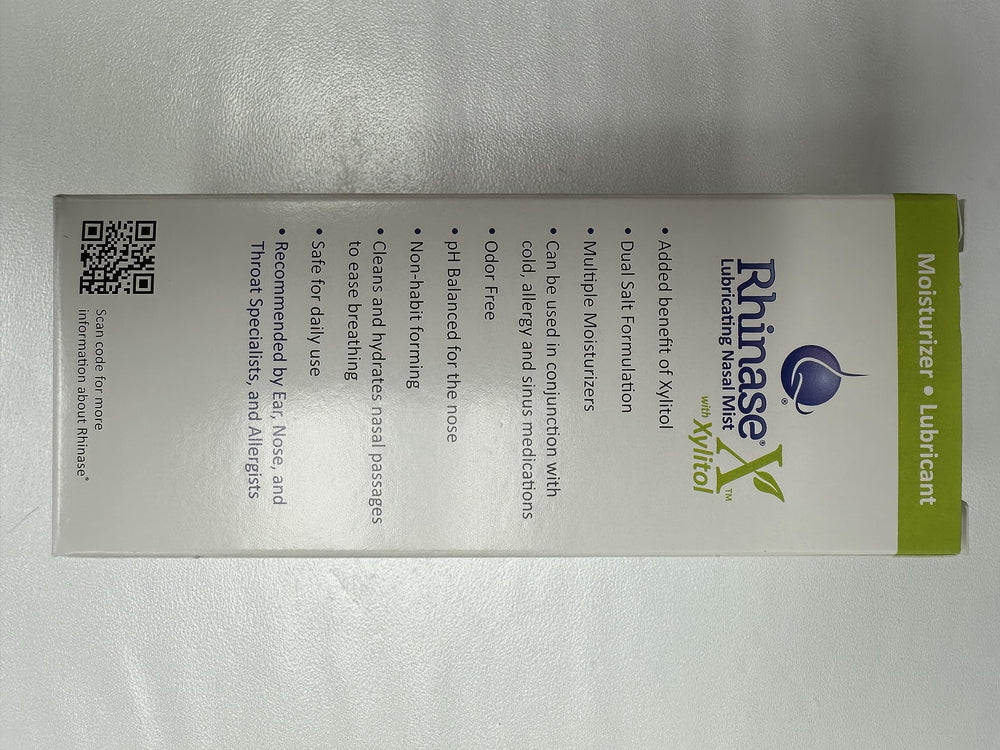 Rhinase X Mist balanced pH indicates milder impression