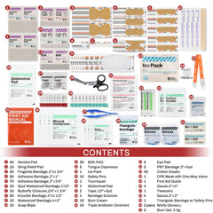Rhino Rescue bandages and gauze pads for minor injuries