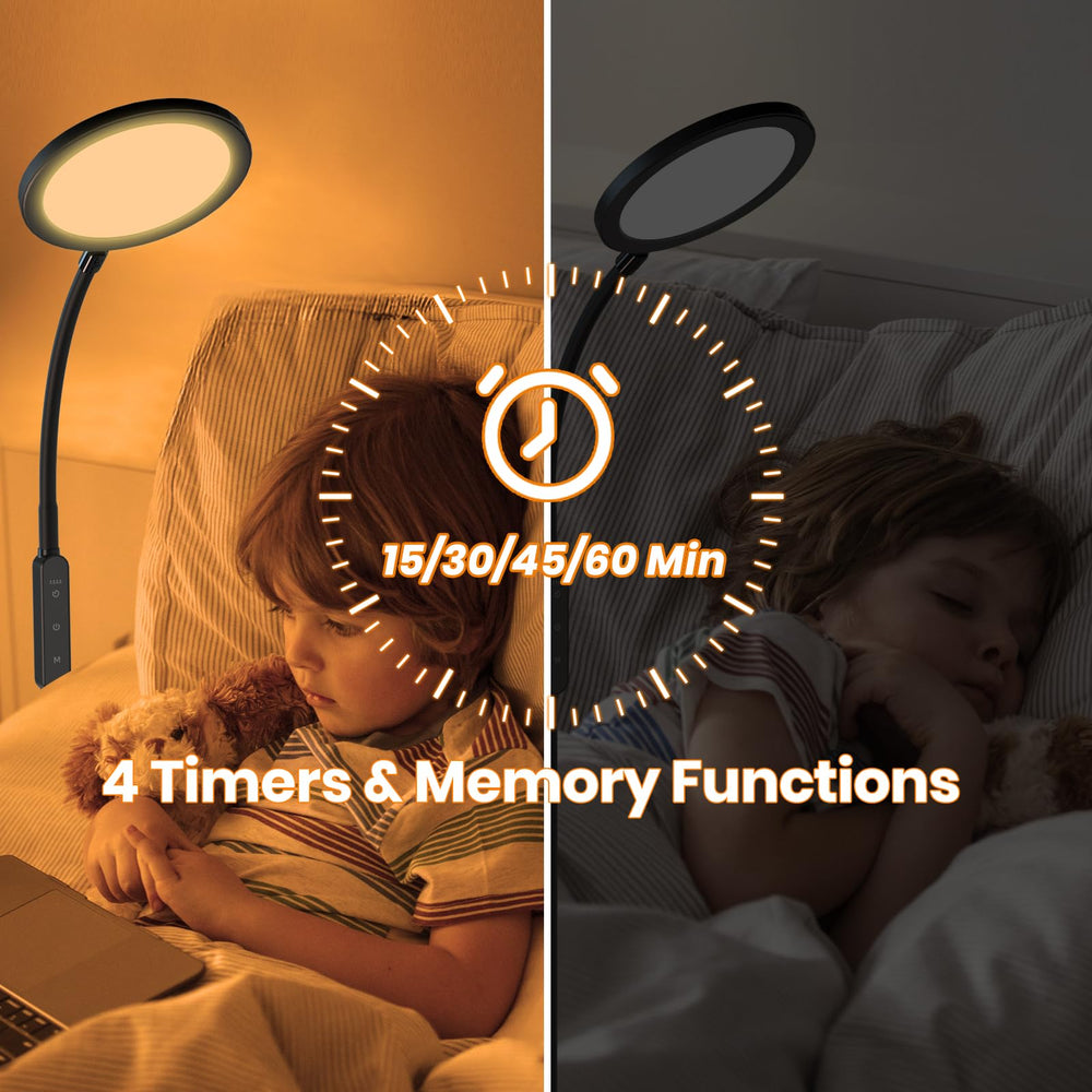 RICIAL 4-brightness-levels adjust from cozy glow to task lighting