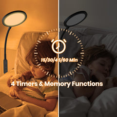 RICIAL 4-brightness-levels adjust from cozy glow to task lighting