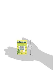 Ricola Lemon Mint Sugar Free Drops label emphasizes Swiss herb blend and flavor