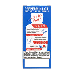 Ricqles Peppermint Oil capsules close-up showing soft gel capsules