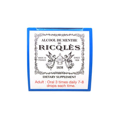 Ricqles Peppermint Oil ingredients list for transparency