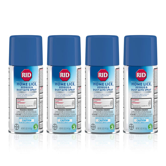 RID Home spray bottle close-up for quick, convenient pest treatment.