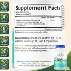 RidgeCrest AirwayClear ginger root slices offer comforting aroma and potential respiratory support.