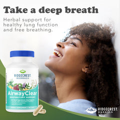 RidgeCrest AirwayClear tangerine peel display adds citrus fragrance cue.