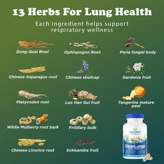 RidgeCrest ClearLungs capsules ready to take for seasonal support.