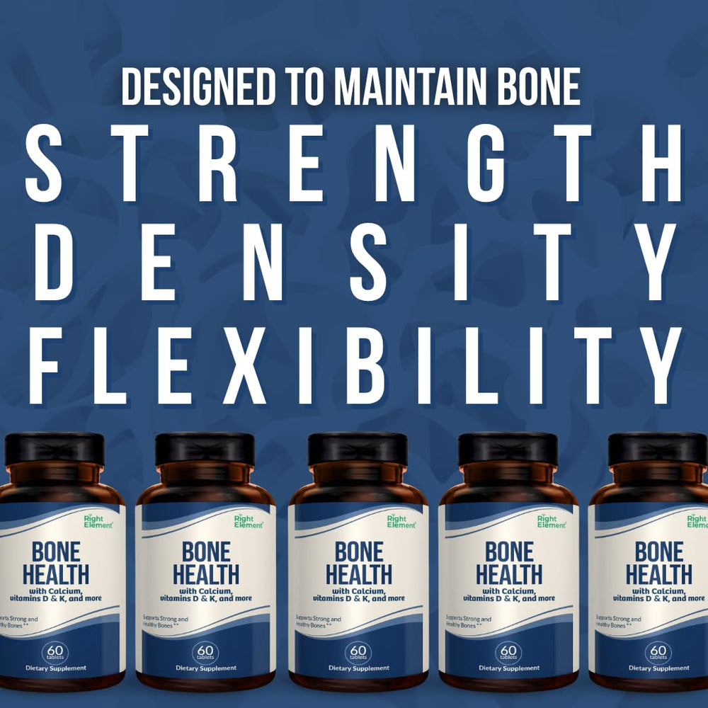 Right Element bottle label highlighting K2 and boron for nutrient balance