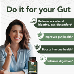 Rigma Herbal BEE Gut Health packaging showcases all-natural ingredients