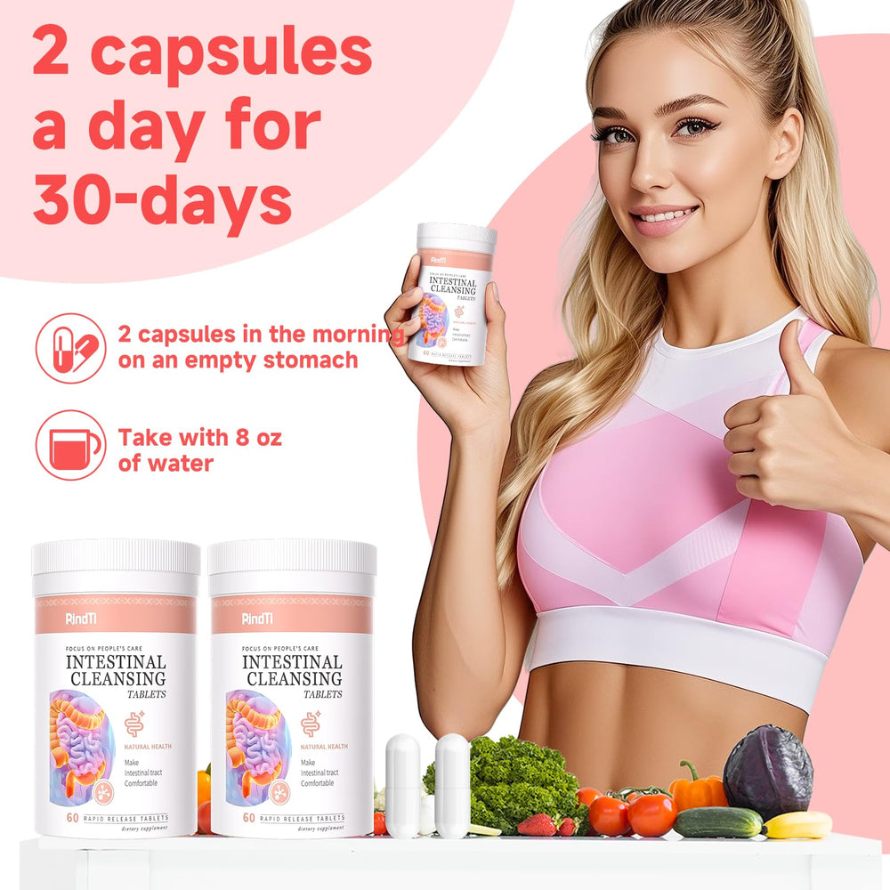 RindTi daily dosage capsules ready for everyday gut care.
