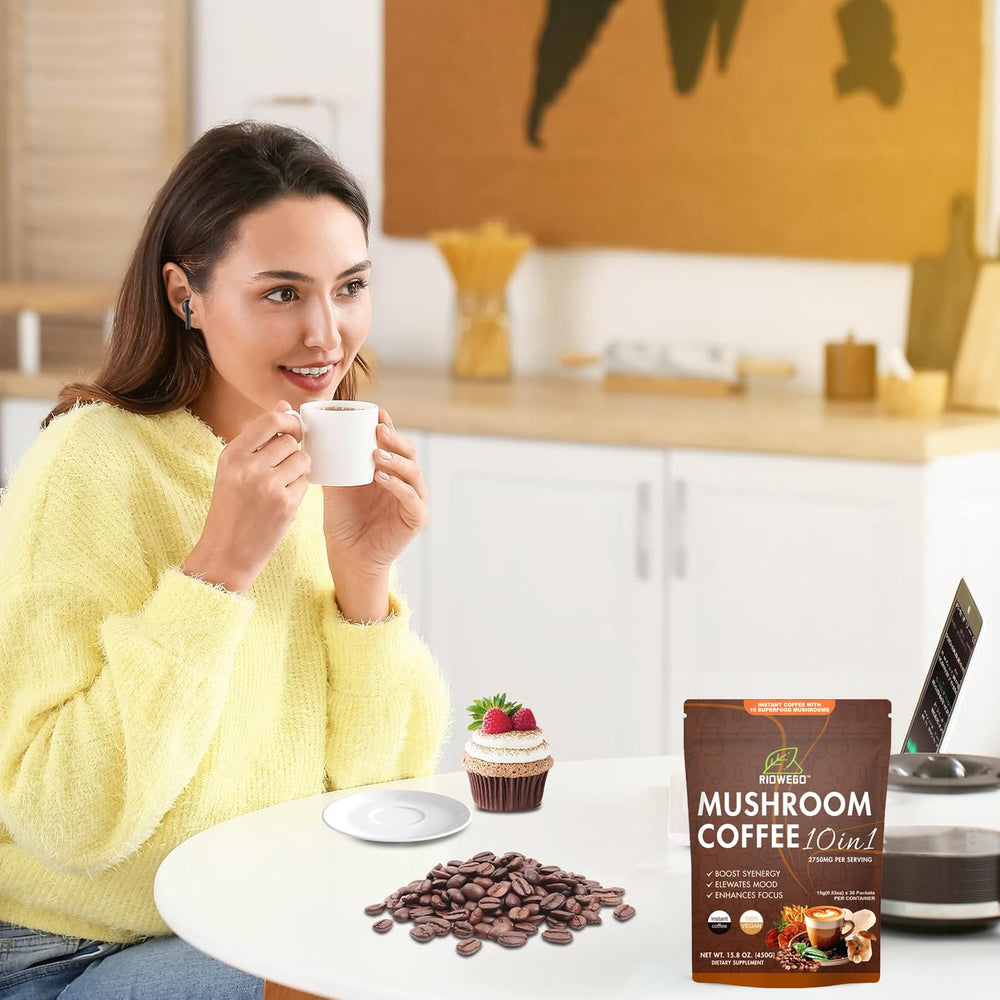 RIOWEGO energy-boosting morning cup ready for daily routines.