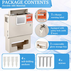 Ripeng viewing window enables quick waste monitoring without exposing contents.