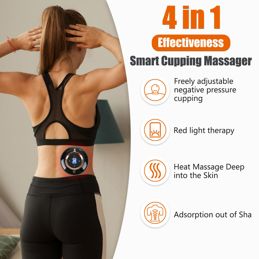 RIRC red-light therapy feature provides gentle warmth for muscle comfort