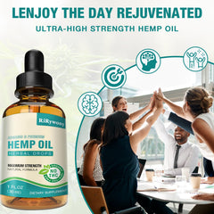 RiRywony Health 3 Pack Oil Drops close-up of ingredient information for transparency
