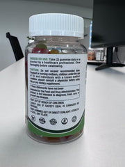 RiRywony Health Omega Gummies closeup shows chewy texture and color.