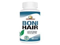 Rise-N-Shine BoniHair Catalase 10,000 UI bottle front view for hair vitality
