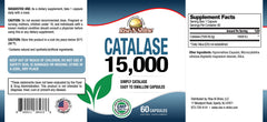 Rise-N-Shine Catalase capsules pouring demonstrates easy daily intake.
