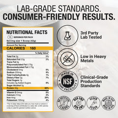 RISE311 texture close-up reveals creamy, smooth protein ideal for quick meals.