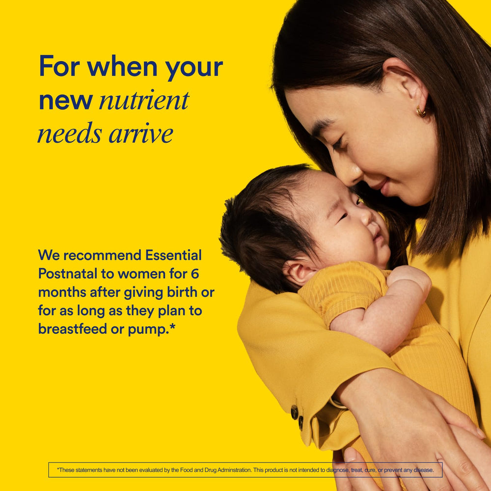 Lifestyle shot of Ritual essential postnatal bottle in a calm morning routine