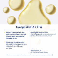 Ritual Omega-3 third-party testing seal indicating purity and safety.