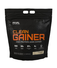 RIVAL NUTRITION Clean Gainer Cream Vanilla bottle for convenient post-workout fueling and flavor