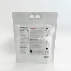 Shaker with milk showing creamy Clean Rival Whey shake
