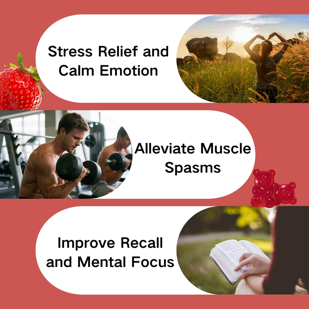 Riyuetian Magnesium Glycinate Gummies vegan-friendly, non-GMO formula